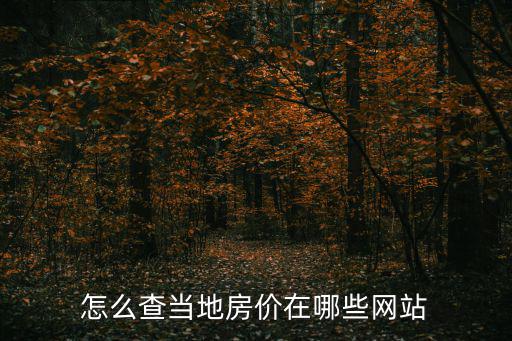 怎么查當地房價在哪些網站