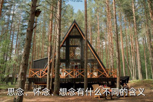 思念、懷念、想念有什么不同的含義