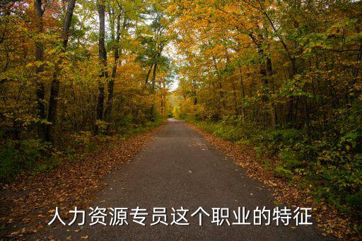 人力資源專員這個(gè)職業(yè)的特征