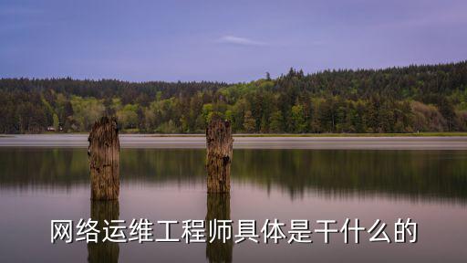 網絡運維工程師具體是干什么的
