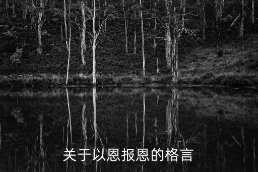 關(guān)于以恩報(bào)恩的格言