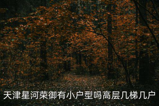 天津市新河里小區一梯幾戶，天津都會軒一梯幾戶