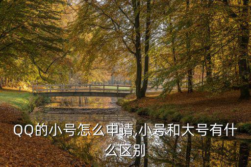 QQ的小號(hào)怎么申請(qǐng),小號(hào)和大號(hào)有什么區(qū)別
