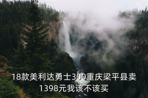 18款美利達勇士300重慶梁平縣賣1398元我該不該買