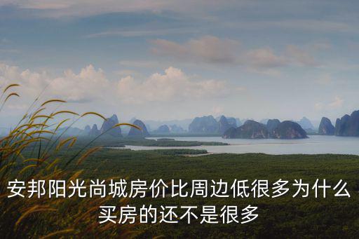 安邦陽(yáng)光尚城房?jī)r(jià)比周邊低很多為什么買(mǎi)房的還不是很多