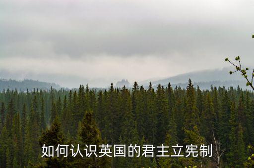 如何認(rèn)識(shí)英國的君主立憲制
