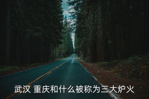 武漢 重慶和什么被稱為三大爐火