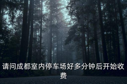 請問成都室內停車場好多分鐘后開始收費