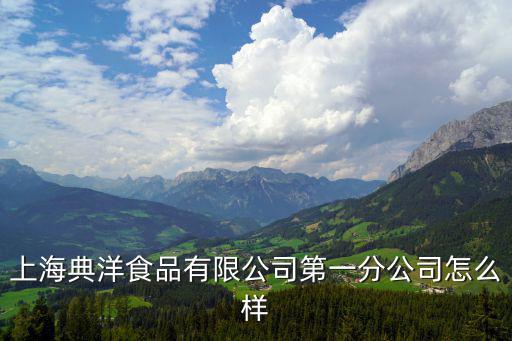 上海典洋食品有限公司第一分公司怎么樣