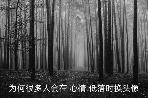 為何很多人會在 心情 低落時換頭像