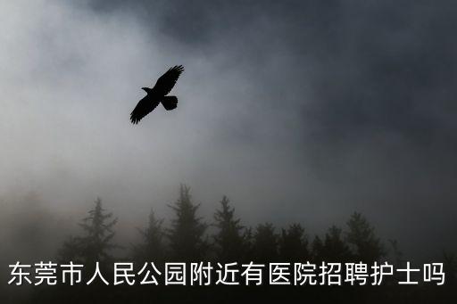 東莞市人民公園附近有醫院招聘護士嗎
