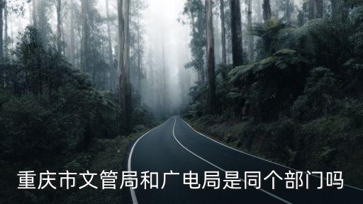 重慶市文管局和廣電局是同個部門嗎