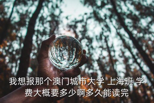 上海寶山世界外國語學校學費，我想報那個澳門城市大學 上海班 學費大概要多少啊多久能讀完