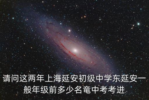 上海市延安中學(xué)東部，請問這兩年上海延安初級中學(xué)東延安一般年級前多少名竜中考考進