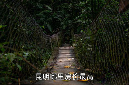 昆明哪里房價最高