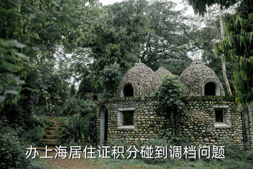 辦上海居住證積分碰到調檔問題