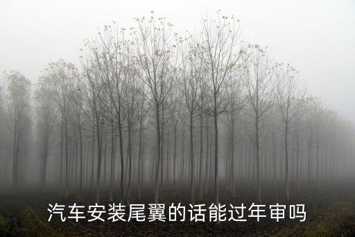 汽車安裝尾翼的話能過年審嗎