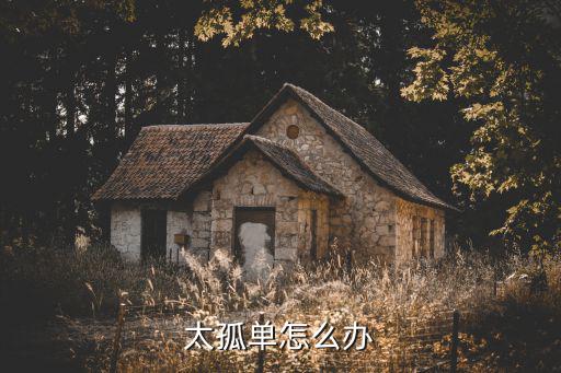 太孤單怎么辦