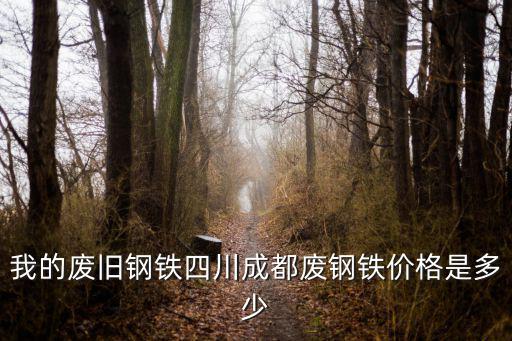 我的廢舊鋼鐵四川成都廢鋼鐵價格是多少