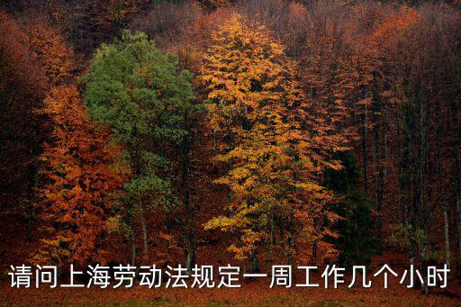 請問上海勞動法規(guī)定一周工作幾個小時