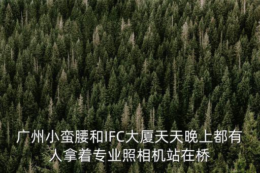 廣州小蠻腰和IFC大廈天天晚上都有人拿著專業(yè)照相機(jī)站在橋