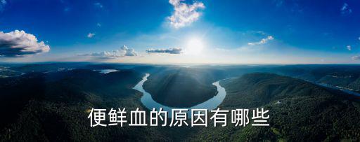便鮮血的原因有哪些