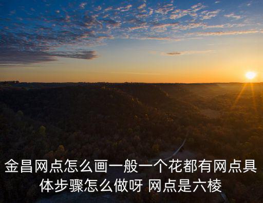 金昌網(wǎng)點(diǎn)怎么畫一般一個花都有網(wǎng)點(diǎn)具體步驟怎么做呀 網(wǎng)點(diǎn)是六棱