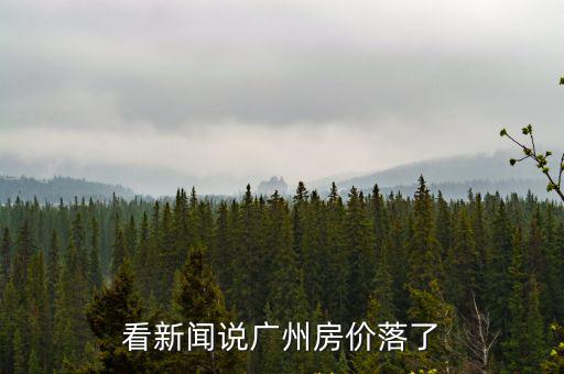 廣州房價下跌已成定局2020，廣州的房價是升是跌