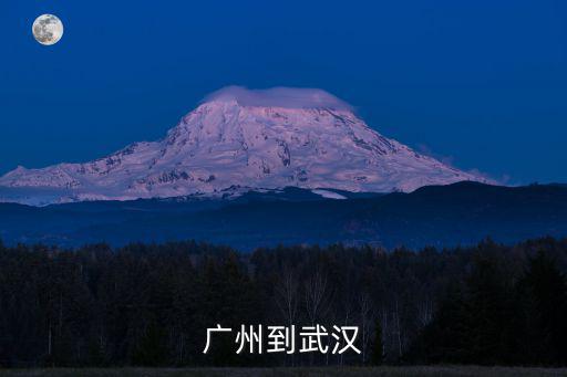廣州人在武漢經商人數，廣州到武漢