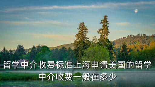 上海留學生落戶中介費用，上海的留學中介收費貴不貴呀