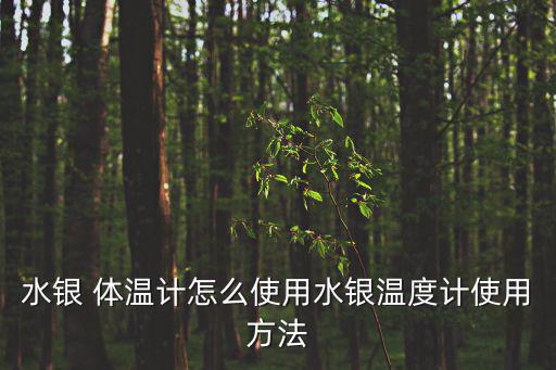體溫計怎么用,水晶體體溫計怎么用?