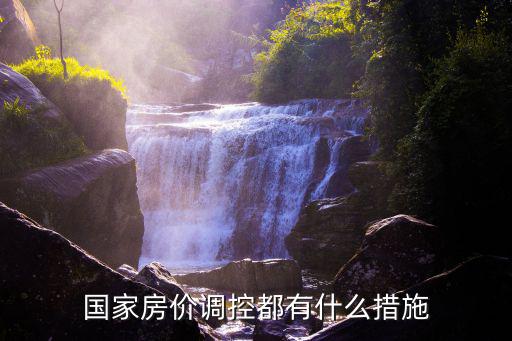 國(guó)家房?jī)r(jià)調(diào)控都有什么措施