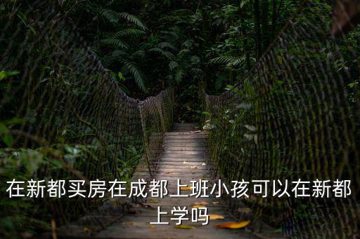 買天府新區房能在成都市內入學嗎，在新都買房在成都上班小孩可以在新都上學嗎