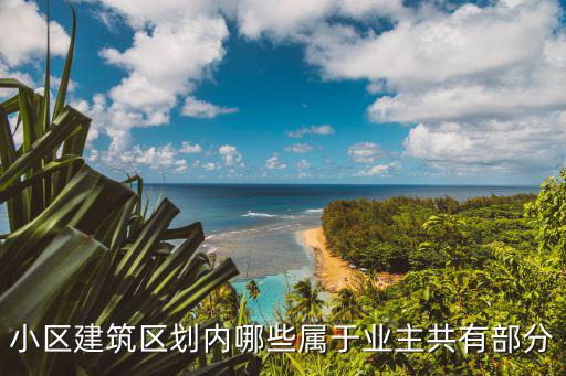 小區建筑區劃內哪些屬于業主共有部分