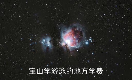 寶山學游泳的地方學費