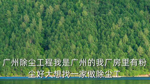 廣州除塵工程我是廣州的我廠房里有粉塵好大想找一家做除塵工
