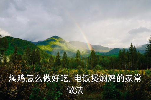 燜雞怎么做好吃, 電飯煲燜雞的家常做法