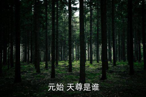  元始 天尊是誰