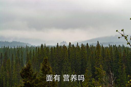 面有 營養(yǎng)嗎