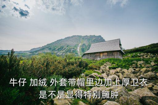 牛仔 加絨 外套帶帽里邊加上厚衛衣是不是顯得特別臃腫