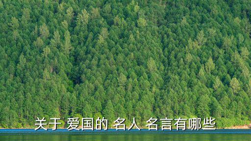 愛國(guó)名人名言,第一集:愛國(guó)社會(huì)主義是對(duì)國(guó)家最深的感情之一