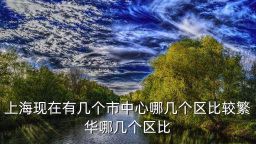 上海現(xiàn)在有幾個市中心哪幾個區(qū)比較繁華哪幾個區(qū)比