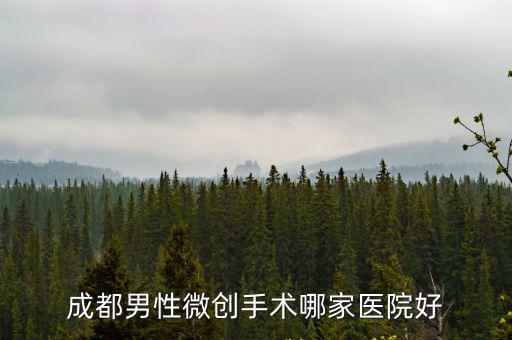 成都男性微創手術哪家醫院好