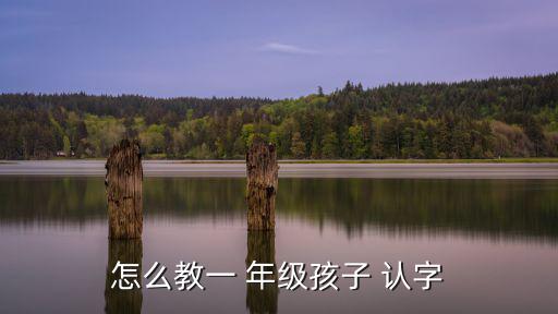 怎么教一 年級孩子 認字