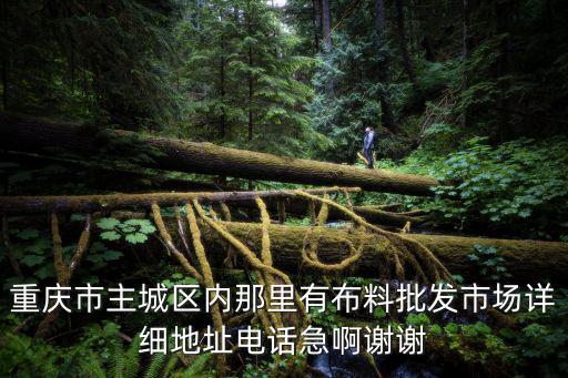 重慶市調料批發市場的電話，重慶市主城區內那里有布料批發市場詳細地址電話急啊謝謝