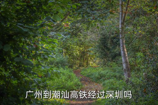 廣州去潮汕途經什么城市，廣州到潮汕高鐵經過深圳嗎
