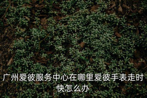 廣州愛彼服務中心在哪里愛彼手表走時快怎么辦