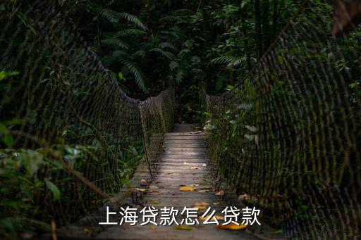 上海貸款怎么貸款