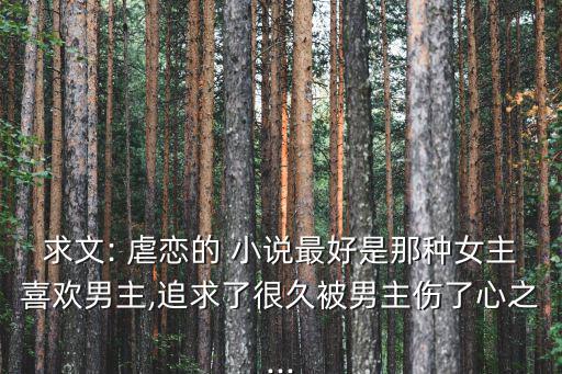 小說虐戀,《求魔》這是網(wǎng)小說里最悲傷最美的一部