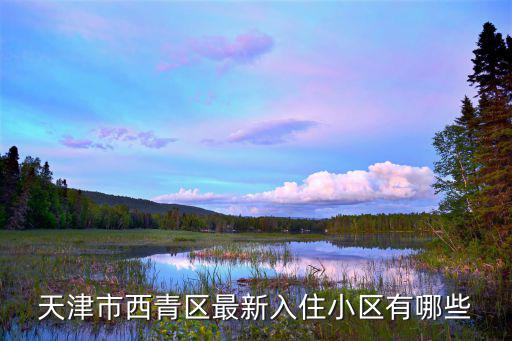 天津市西青區最新入住小區有哪些